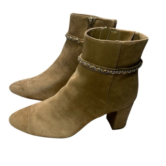 NWOT Anne Klein Siri Boot Size 8.5 Color Sand - Picture 1 of 7